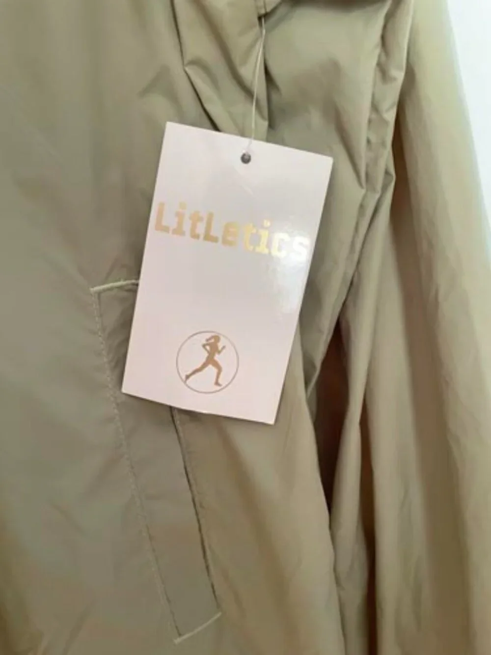 Women’s Olive 2-Piece Windbreaker Set | Hooded Zip Jacket & Dolphin Shorts